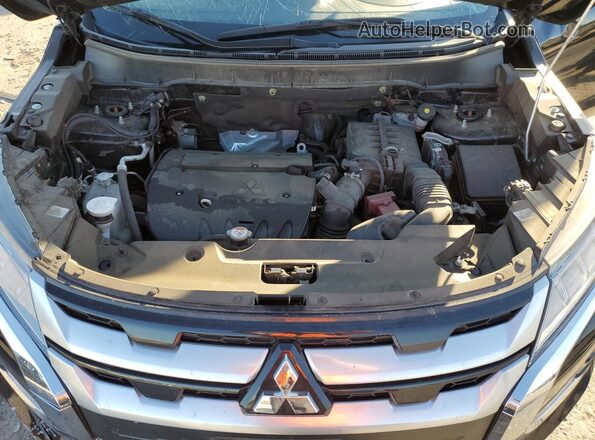 JA4APVAU7NU015670 2022 MITSUBISHI OUTLANDER Черный Вид подкапотного пространства