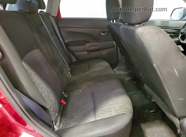 JA4ARUAU4MU036348 2021 MITSUBISHI OUTLANDER Красный Вид задней части салона