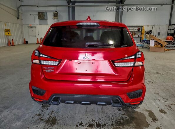JA4ARUAU4MU036348 2021 MITSUBISHI OUTLANDER Красный Вид сзади