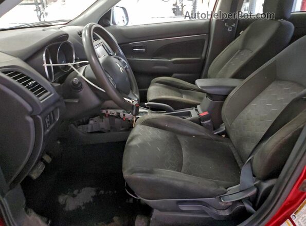 JA4ARUAU4MU036348 2021 MITSUBISHI OUTLANDER Красный Вид салона спереди