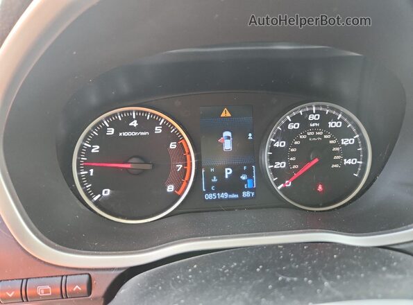 JA4AS3AA3LZ021703 2020 MITSUBISHI ECLIPSE Gray ხელსაწყოთა პანელის ხედი