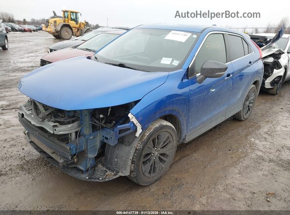 JA4AS4AA4LZ015026 2020 MITSUBISHI ECLIPSE CROSS Blue Vista tres cuartos delantera izquierda