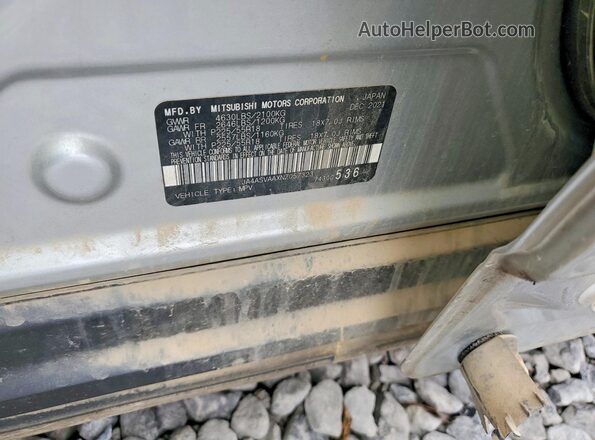 JA4ASVAAXNZ057323 2022 MITSUBISHI ECLIPSE Silver Շարժիչի բաժամունքի տեսք