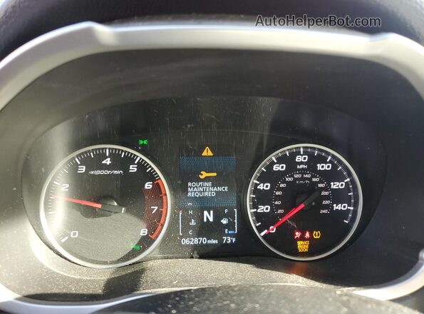 JA4ASWAAXNZ060485 2022 MITSUBISHI ECLIPSE Красный Вид щитка приборов