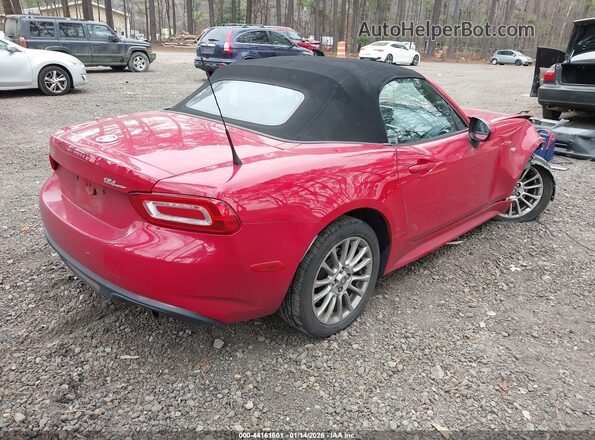 JC1NFAEKXJ0137529 2018 FIAT 124 SPIDER Red Rear right