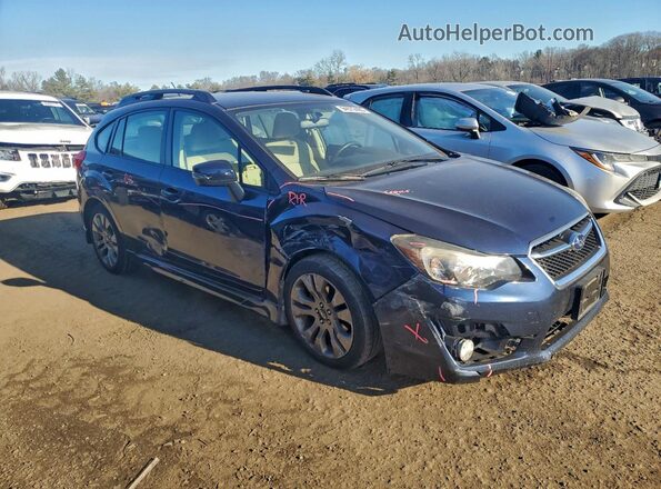 JF1GPAP60GH214563 2016 SUBARU IMPREZA Blue Передня права чверть