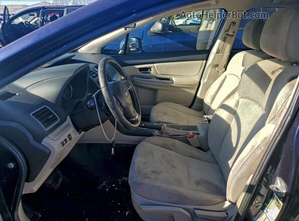 JF1GPAP60GH214563 2016 SUBARU IMPREZA Blue Вид салону спереду