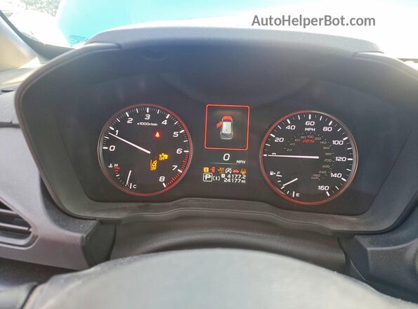 JF1GUHHC6R8294685 2024 SUBARU IMPREZA Синий Вид щитка приборов