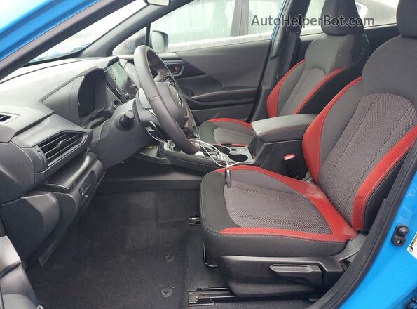 JF1GUHHC6R8294685 2024 SUBARU IMPREZA Синий Вид салона спереди
