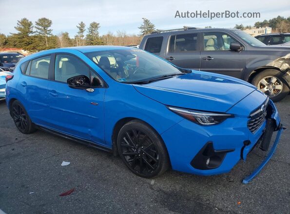 JF1GUHHC6R8294685 2024 SUBARU IMPREZA Синий Передняя правая четверть
