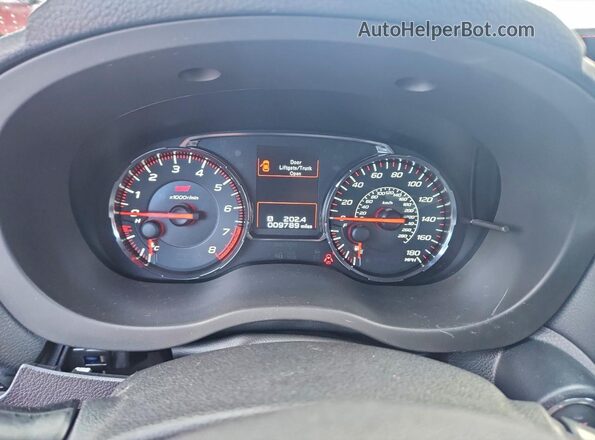 JF1VA2E65L9814677 2020 SUBARU WRX White Widok zestawu wskaźników