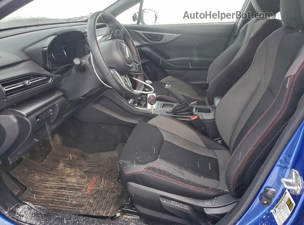JF1VBAA61N9015088 2022 SUBARU WRX Blue Vista interior delantera