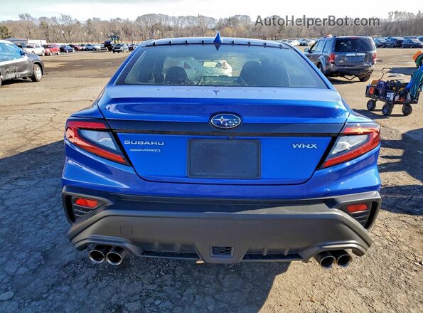 JF1VBAB6XR9816297 2024 SUBARU WRX Blue უკანა ხედი