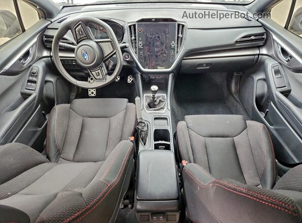 JF1VBAF60P9816882 2023 SUBARU WRX Black Vista del salpicadero