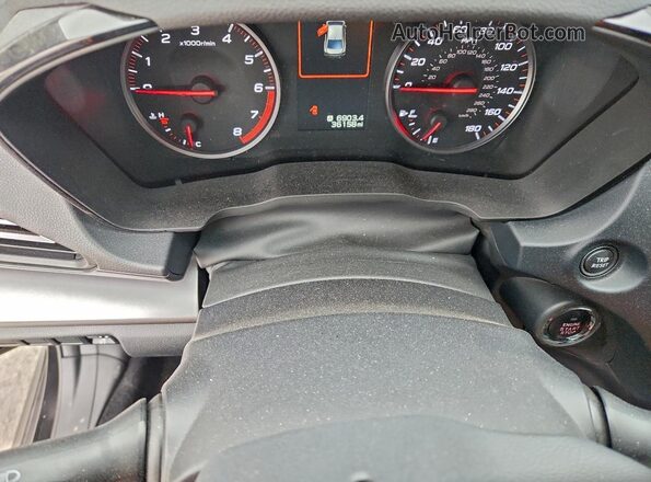 JF1VBAF60P9816882 2023 SUBARU WRX Black Vista del cuadro de instrumentos