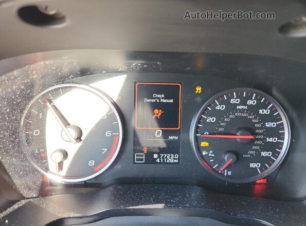JF1VBAF62N9031602 2022 SUBARU WRX Silver Widok zestawu wskaźników