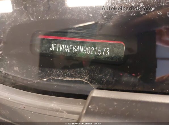 JF1VBAF64N9021573 2022 SUBARU WRX Red ძრავის განყოფილების ხედი