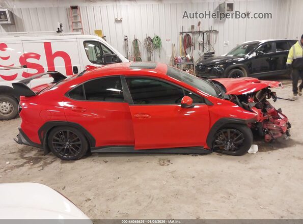 JF1VBAF64N9021573 2022 SUBARU WRX Red უკანა სალონის ხედი