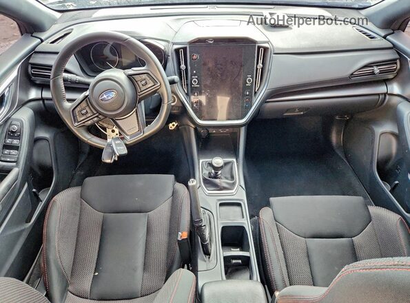 JF1VBAF64P9816772 2023 SUBARU WRX Black Вид панелі приладів