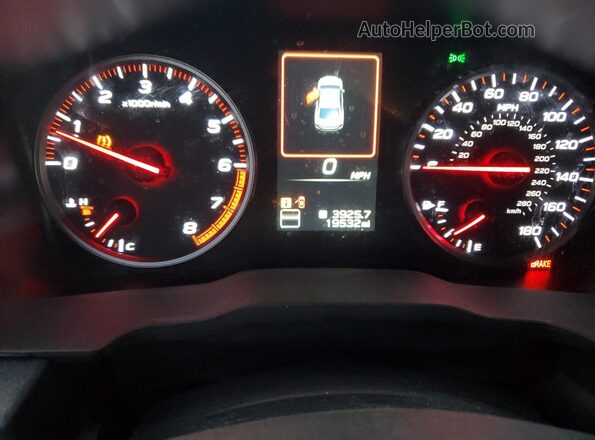 JF1VBAF67P9812148 2023 SUBARU WRX Серебряный Вид щитка приборов