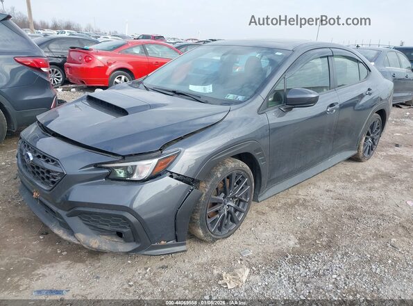 JF1VBAF68P9819223 2023 SUBARU WRX Gray წინა მარცხენა ხედი სამი მეოთხედიდან