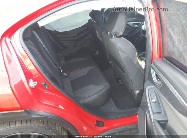 JF1VBAF6XP9819613 2023 SUBARU WRX Red Vista de la etiqueta del VIN