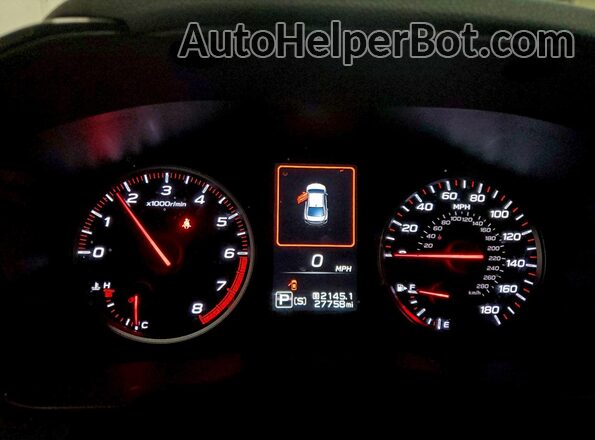 JF1VBAH66P8815769 2023 SUBARU WRX Белый Вид щитка приборов