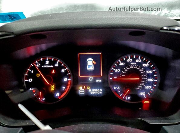 JF1VBAH66R9801335 2024 SUBARU WRX Silver Вид щитка приладів