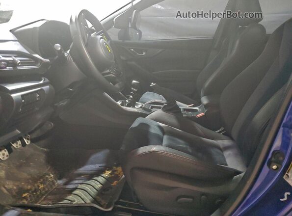 JF1VBAL60P9814604 2023 SUBARU WRX Blue Widok wnętrza z przodu