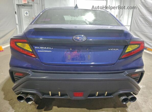 JF1VBAL60P9814604 2023 SUBARU WRX Blue Widok z tyłu