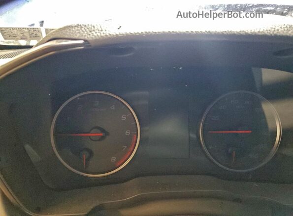 JF1VBAL62P9800607 2023 SUBARU WRX Blue Вид щитка приладів