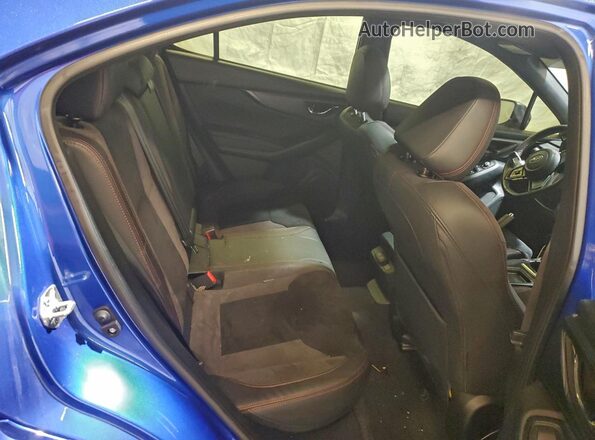 JF1VBAL62P9800607 2023 SUBARU WRX Blue Вид задніх сидінь
