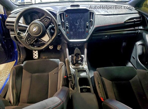 JF1VBAL62P9800607 2023 SUBARU WRX Blue Вид панелі приладів