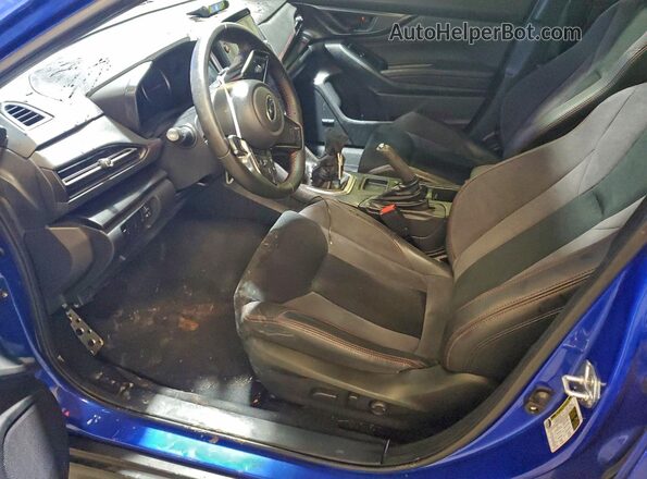 JF1VBAL62P9800607 2023 SUBARU WRX Blue Вид салону спереду