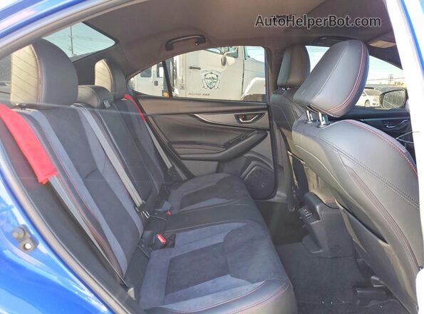 JF1VBAL67P9822344 2023 SUBARU WRX Blue უკანა სავარძლების ხედი