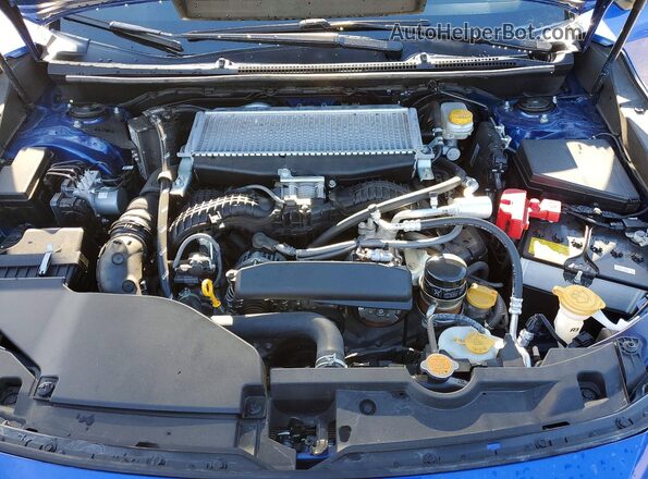 JF1VBAL67P9822344 2023 SUBARU WRX Blue უკანა სალონის ხედი