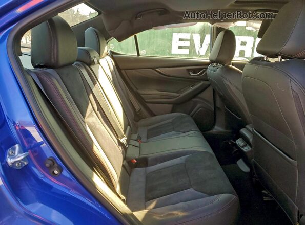JF1VBAL68P9824717 2023 SUBARU WRX Blue Вид задніх сидінь