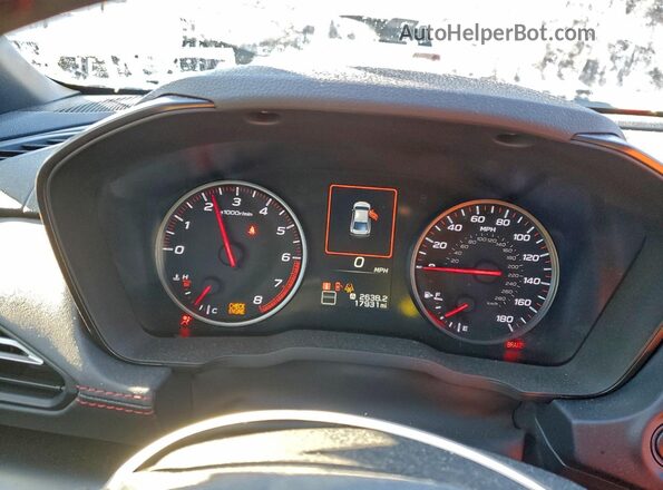 JF1VBAL68P9824717 2023 SUBARU WRX Blue Вид щитка приладів
