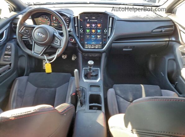JF1VBAL68P9824717 2023 SUBARU WRX Blue Вид панелі приладів