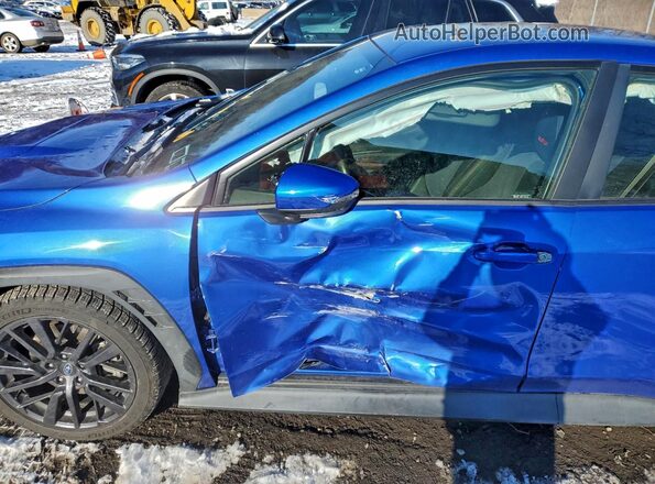 JF1VBAL68P9824717 2023 SUBARU WRX Blue Вид салону спереду