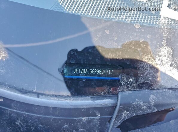 JF1VBAL68P9824717 2023 SUBARU WRX Blue Вид підкапотного простору
