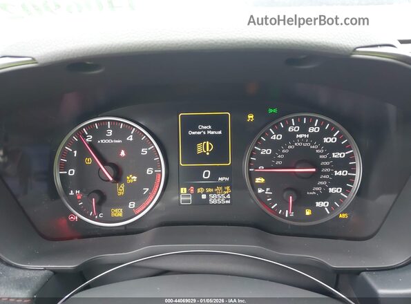 JF1VBAN61S9800801 2025 SUBARU WRX White Widok tylnych siedzeń