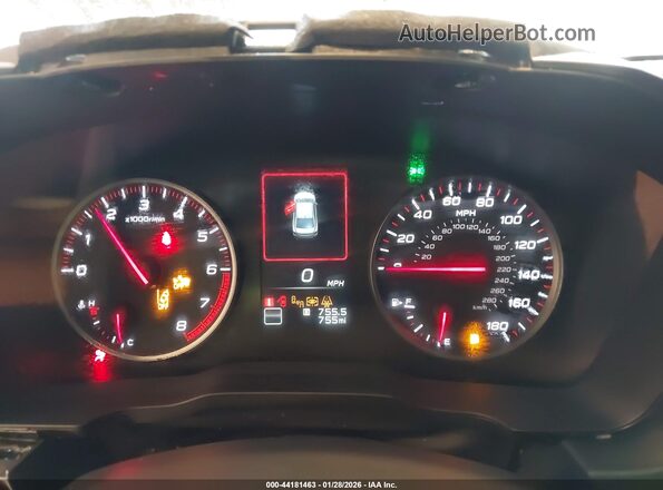 JF1VBAN6XS9808394 2025 SUBARU WRX Gray Widok tylnych siedzeń