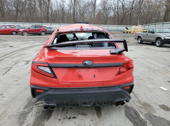 JF1VBAU67N8006977 2022 SUBARU WRX Red Rear view
