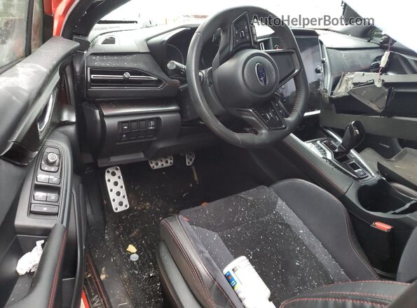 JF1VBAU67N8006977 2022 SUBARU WRX Red Dashboard view