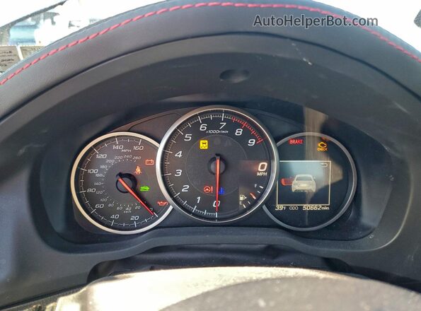 JF1ZCAC11L9701662 2020 SUBARU BRZ Blue Вид щитка приладів