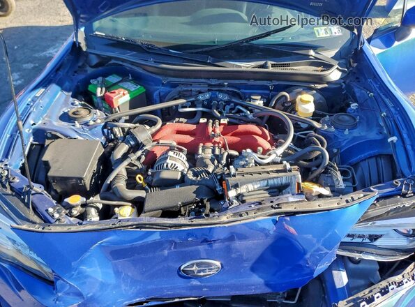 JF1ZCAC11L9701662 2020 SUBARU BRZ Blue Вид задньої частини салону