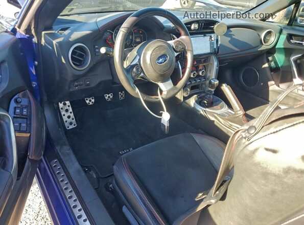 JF1ZCAC11L9701662 2020 SUBARU BRZ Blue Вид панелі приладів