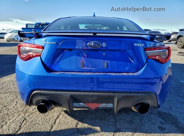 JF1ZCAC11L9701662 2020 SUBARU BRZ Blue Вид ззаду