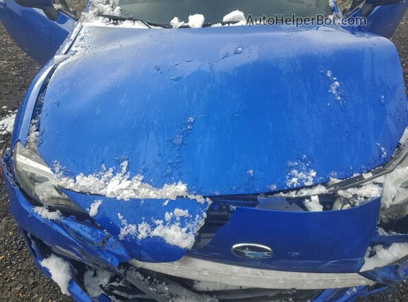 JF1ZCAC12L9700116 2020 SUBARU BRZ Blue Вид задньої частини салону